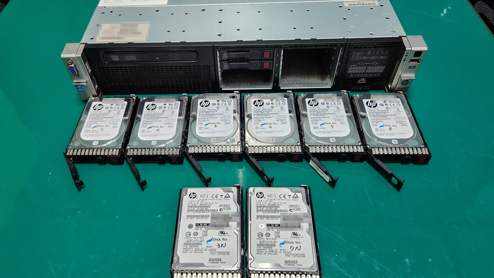 HP 서버 RAID 리빌드 실패 후 99% 이상 복구 성공