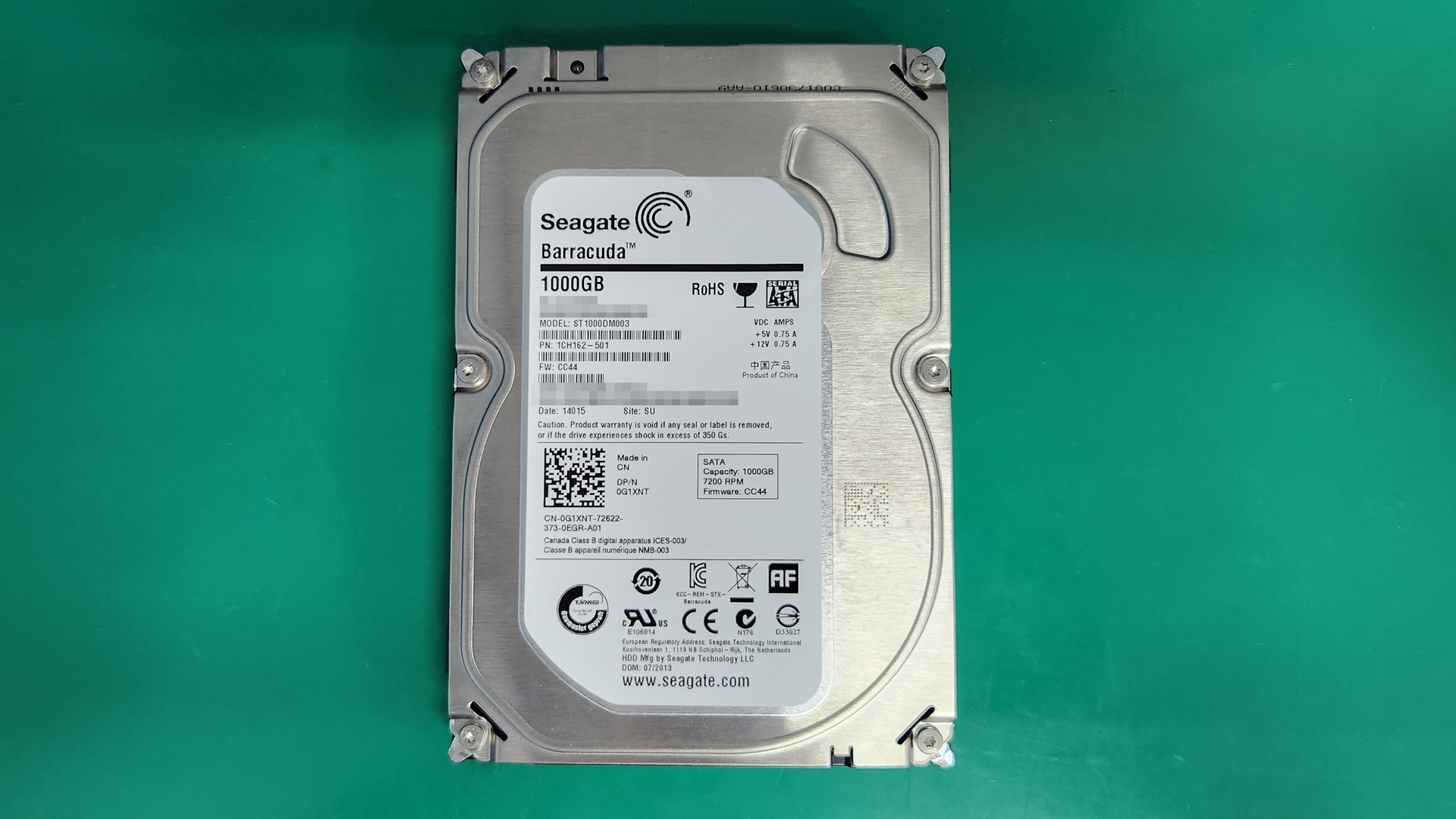 Seagate ST1000DM003 헤드 불량 HDD 복구