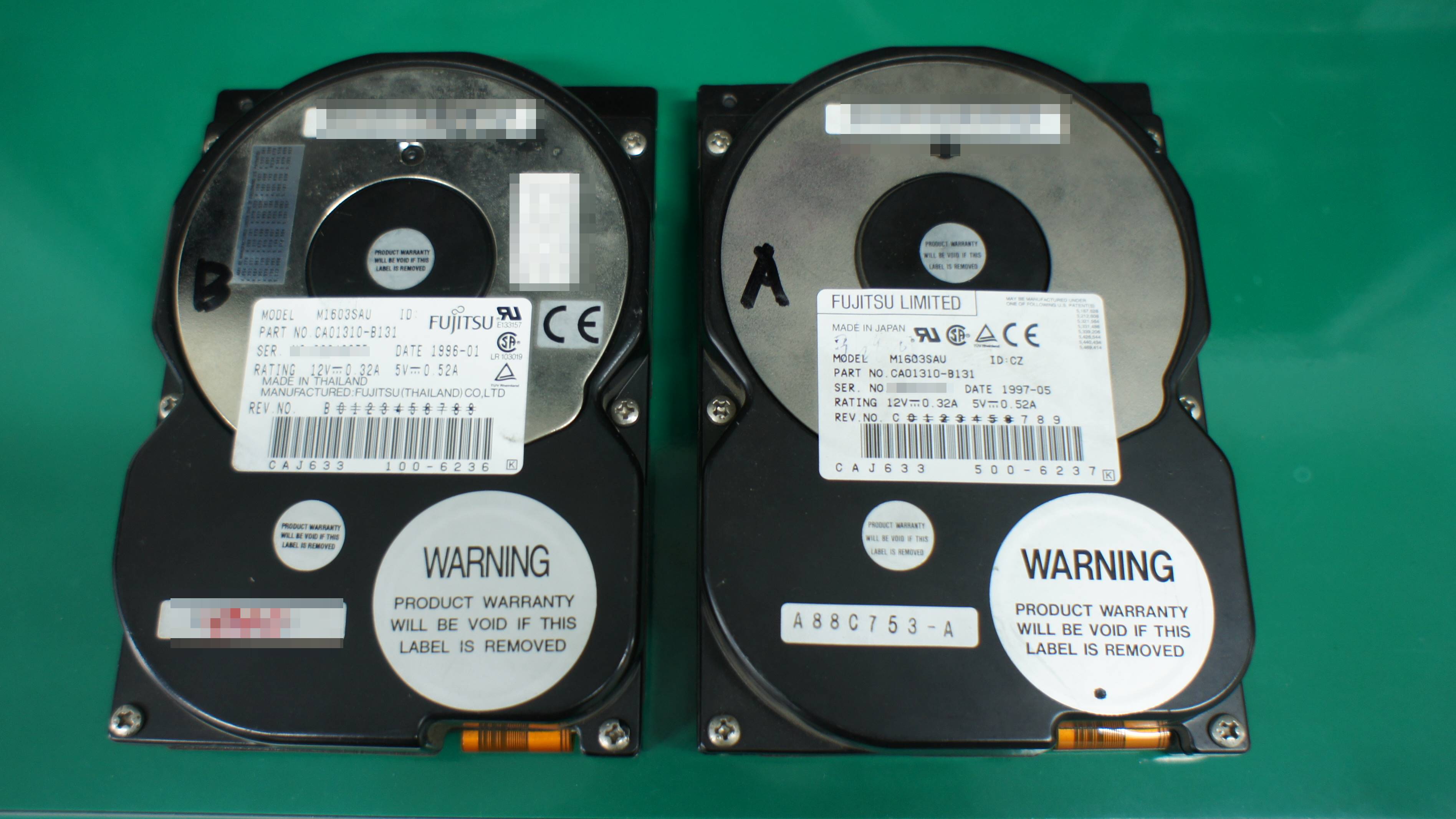 FUJITSU SCSI 하드디스크 복구