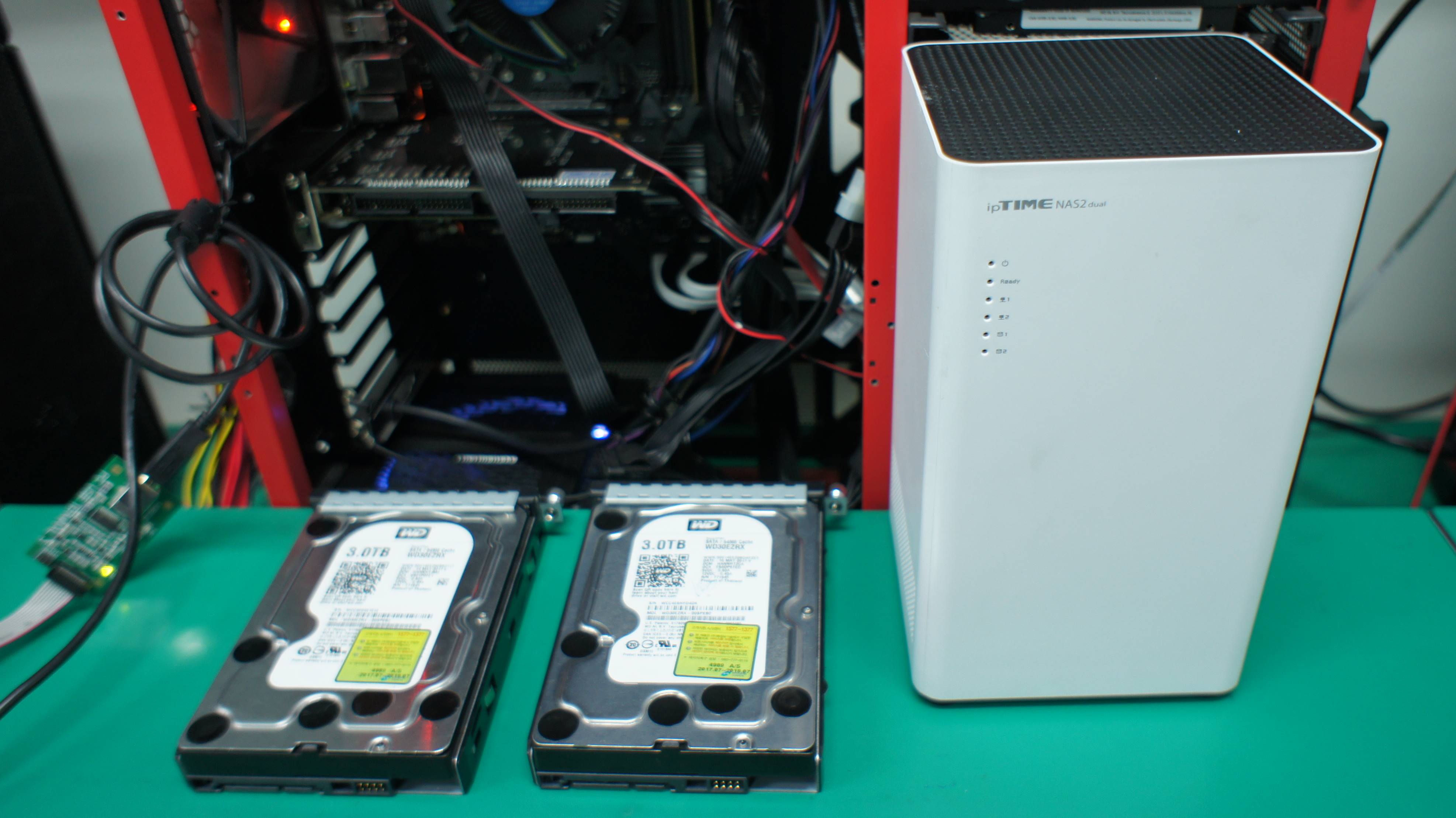 ip TIME NAS2 dual 데이터복구